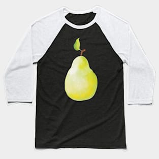 Watercolor Pear Baseball T-Shirt